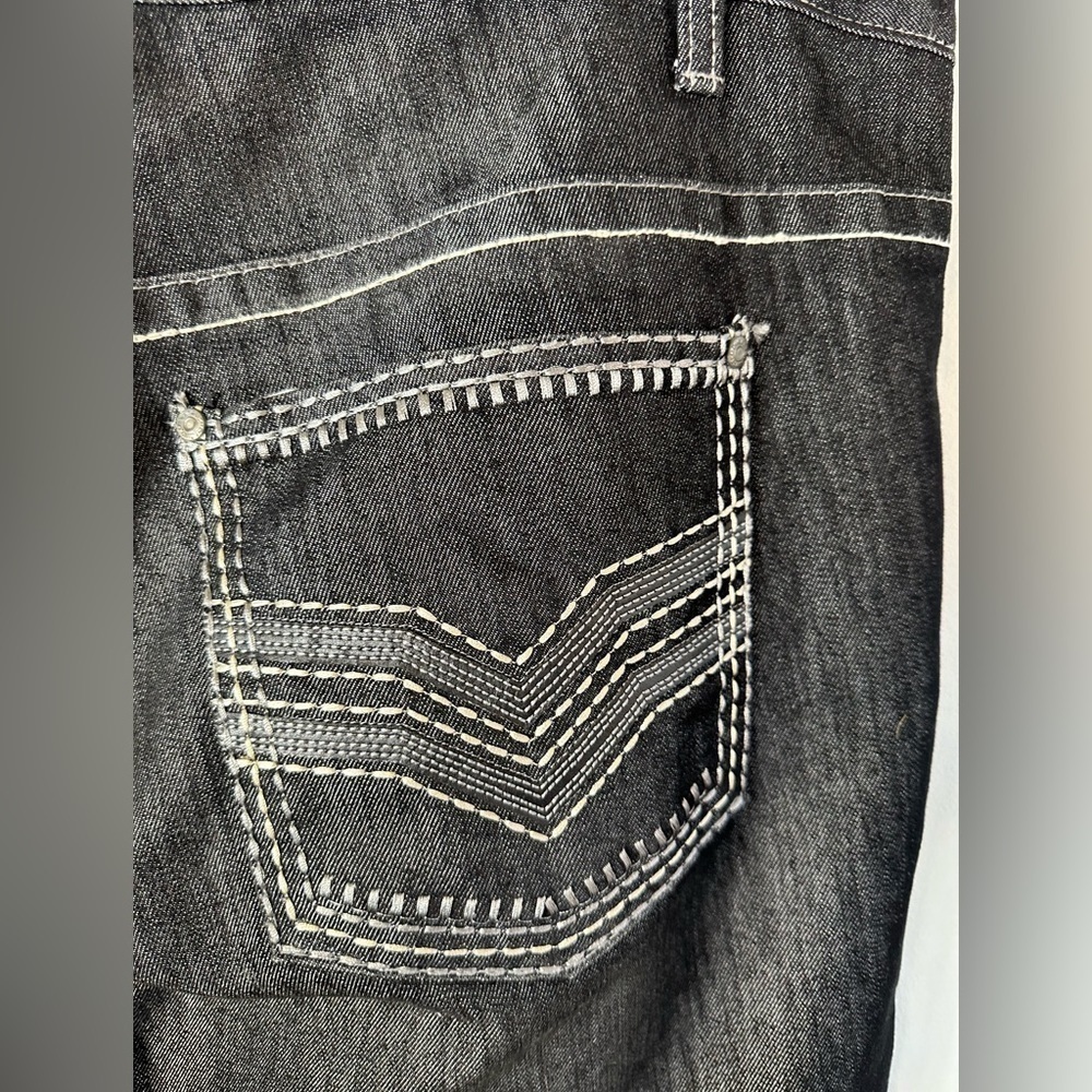 Lion’s Crest/English Laundry Men’s Straight Leg Dark Denim Jeans Size 44 x 30 - Picture 4 of 10